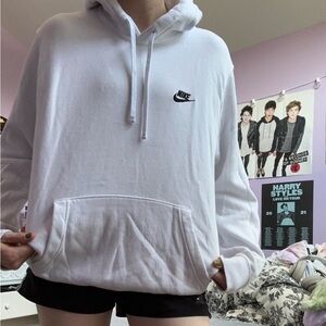 white mens nike hoodie